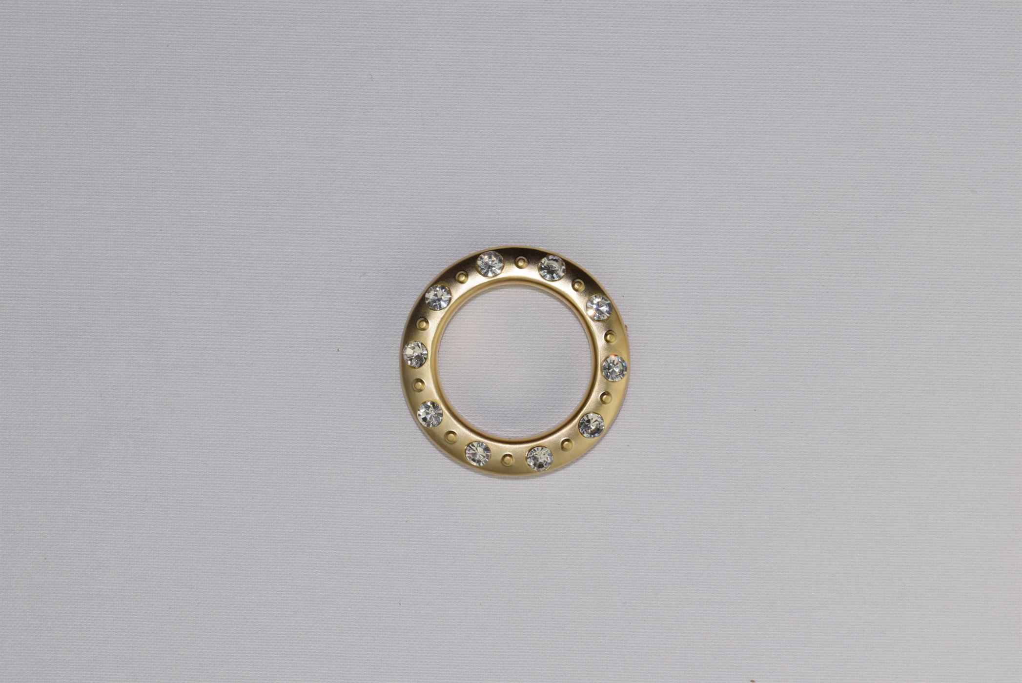 Люверс со стразами бол.зол. мат.