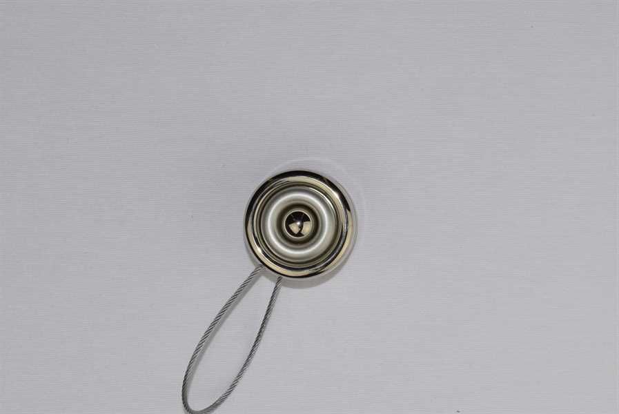 Магнит с тросиком круг.(улитка).хром.бл.+мат.