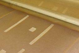 Дорожка (желтая органза с натур. рисочками)